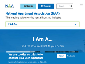 'naahq.org' screenshot