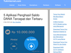'yukinternet.com' screenshot