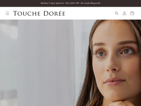 touchedoree.com homepage screenshot