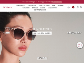 'opticalh.com' screenshot