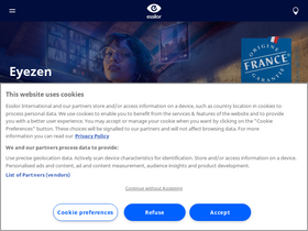 'essilor.fr' screenshot