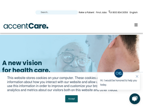 'accentcare.com' screenshot