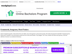 'wordplays.com' screenshot