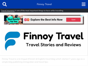 'finnoytravel.com' screenshot
