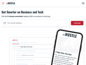 'thehustle.co' screenshot