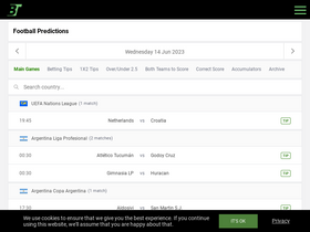 'bettingtips.today' screenshot