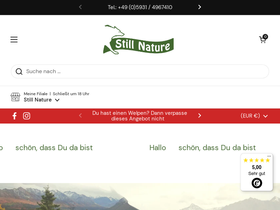 Still Nature homepage screenshot