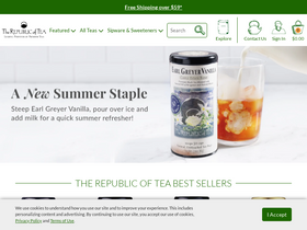 'republicoftea.com' screenshot