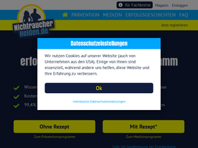 'nichtraucherhelden.de' screenshot