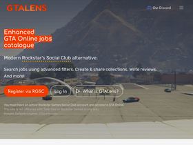 'gtalens.com' screenshot