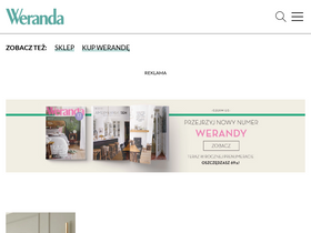 'weranda.pl' screenshot