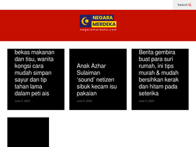 'negaramerdeka.com' screenshot