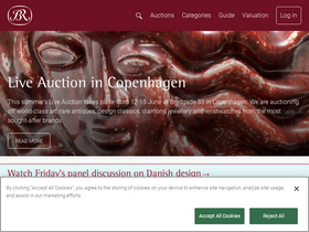 'bruun-rasmussen.dk' screenshot