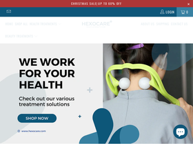 hexocare.com website screenshot