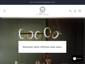 eralumy.com homepage screenshot