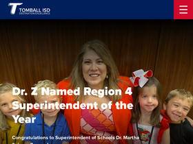 'tomballisd.net' screenshot