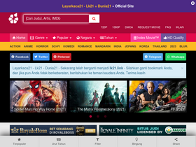 'lk21.social' screenshot