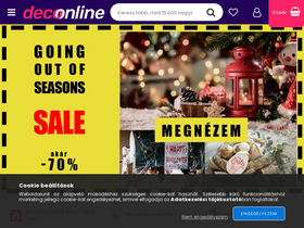 'deconline.hu' screenshot