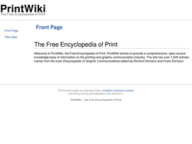 'printwiki.org' screenshot