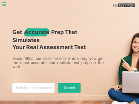 'jobtestprep.com' screenshot