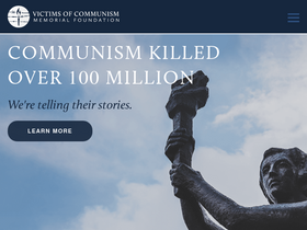'victimsofcommunism.org' screenshot