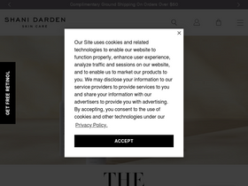 'shanidarden.com' screenshot