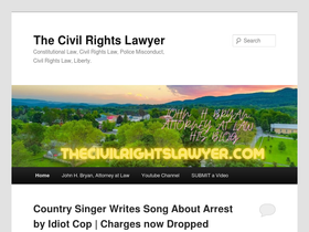 'thecivilrightslawyer.com' screenshot