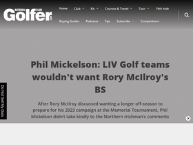'nationalclubgolfer.com' screenshot