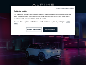 'alpinecars.com' screenshot