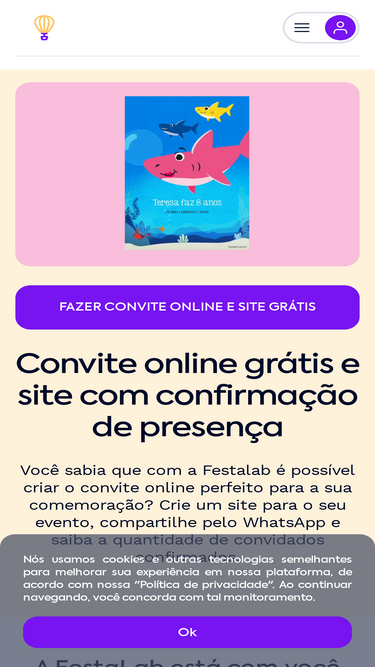 Como fazer convite online grátis para WhatsApp (com confirmação de