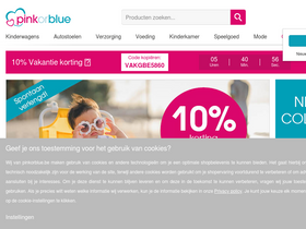 'pinkorblue.be' screenshot