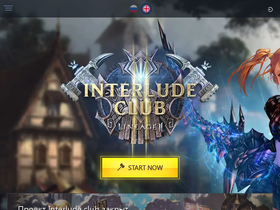 Interlude.club website image