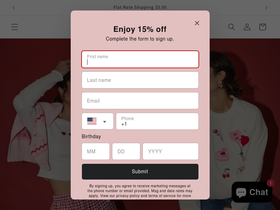 shopsongbirdandsage.com homepage screenshot