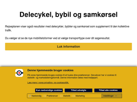 'rejseplanen.dk' screenshot
