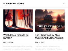 'slaphappylarry.com' screenshot