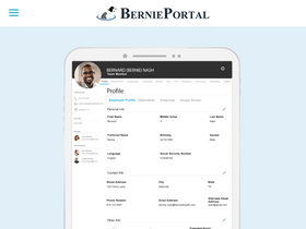 'bernieportal.com' screenshot