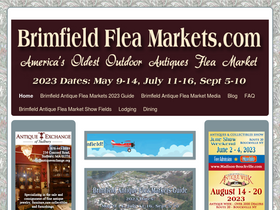 'brimfieldantiquefleamarket.com' screenshot