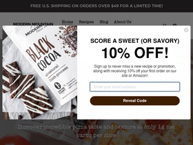 modernmountainflour.com homepage screenshot