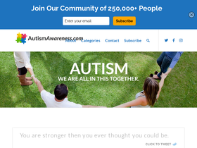'autismawareness.com' screenshot