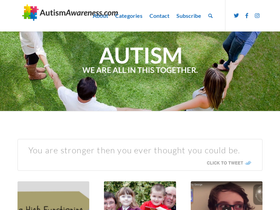 'autismawareness.com' screenshot