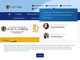 'juanncorpas.edu.co' screenshot