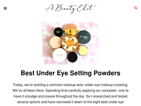 'abeautyedit.com' screenshot