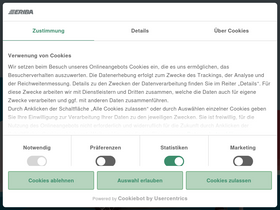 'eriba.com' screenshot
