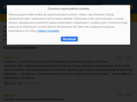 'slownik.one' screenshot