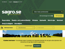 'sagro.se' screenshot