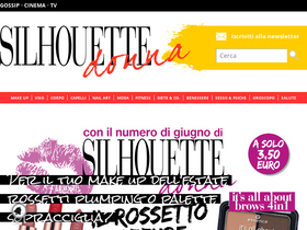 'silhouettedonna.it' screenshot