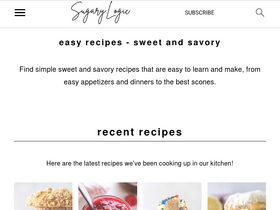 'sugarylogic.com' screenshot