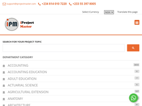 'iprojectmaster.com' screenshot