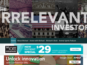 'theirrelevantinvestor.com' screenshot