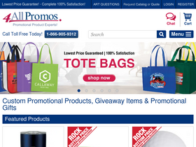 '4allpromos.com' screenshot